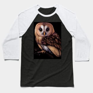 Cute Owl #13 Baseball T-Shirt